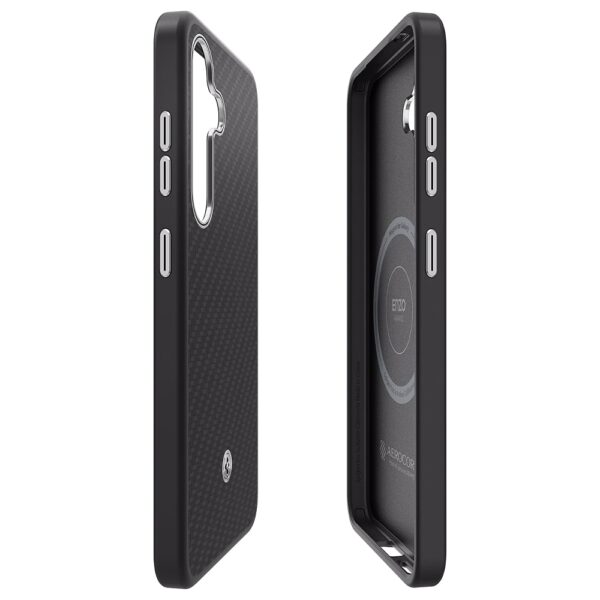Samsung Enzo Aramid Case for Samsung Galaxy S25 Black-Silver