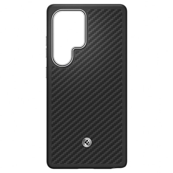 Samsung Enzo Aramid Case for Samsung Galaxy S25 Ultra Black-Silver