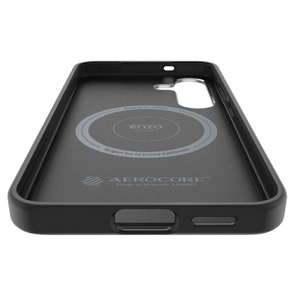 Samsung Enzo Aramid Case for Samsung Galaxy S25+ Black-Silver