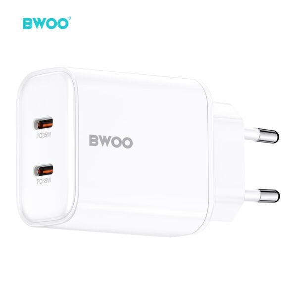 BWOO CDA206 PD wall charger 1x USB-C port 35W white