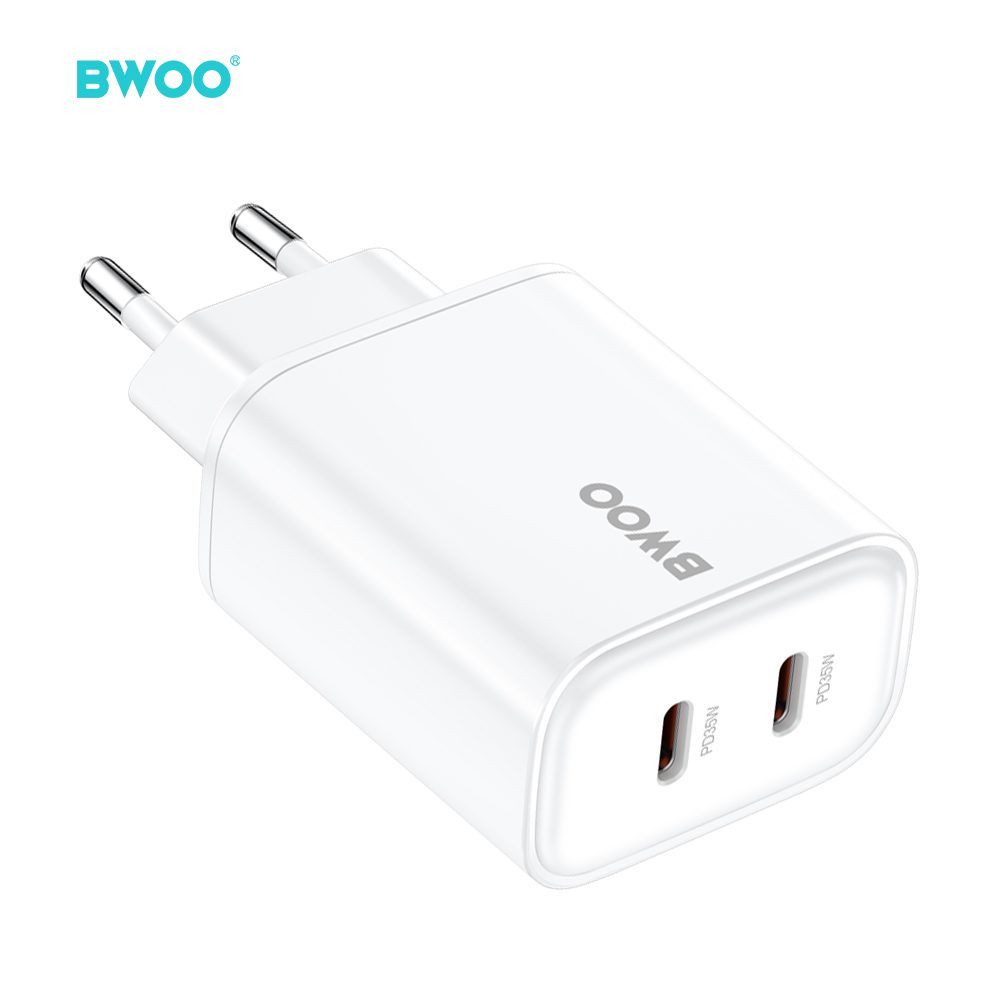 BWOO CDA206 PD wall charger 1x USB-C port 35W white