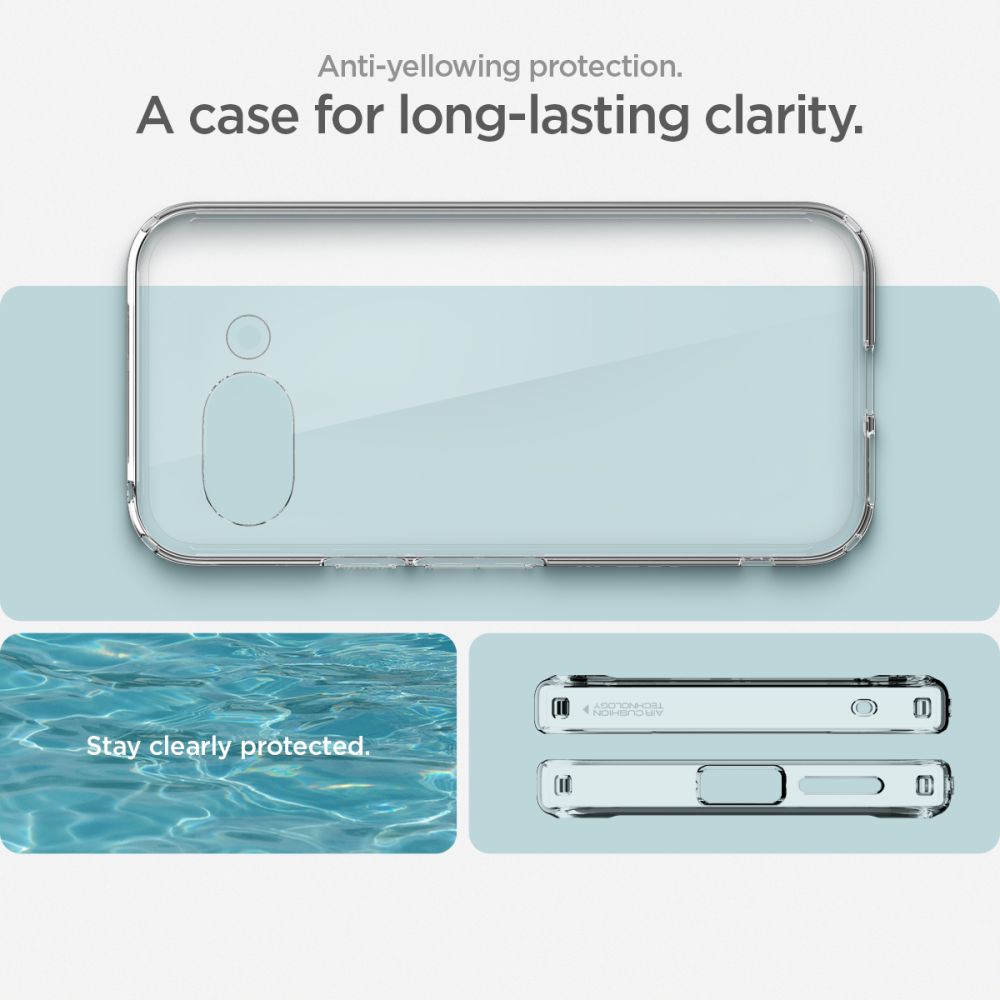 459567_oryg Spigen Ultra Hybrid case for Google Pixel 9a Crystal Clear