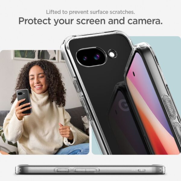 459569_oryg Spigen Ultra Hybrid case for Google Pixel 9a Crystal Clear