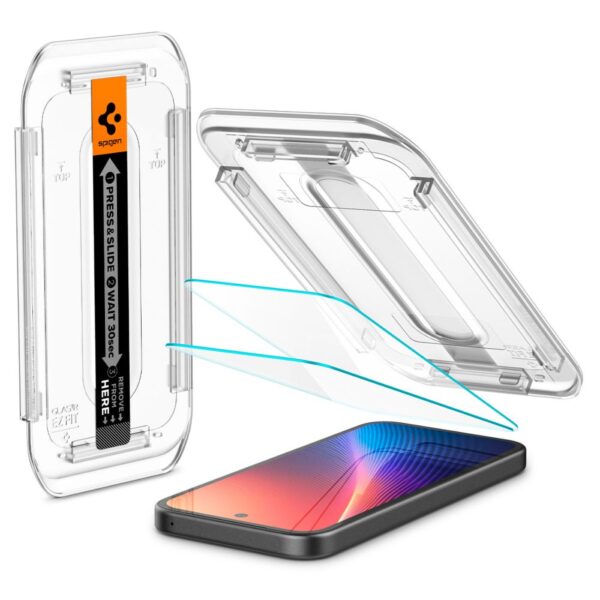 459620_oryg Spigen Glas.tR "EZ Fit" Tempered Glass 2-Pack for Google Pixel 9a Clear