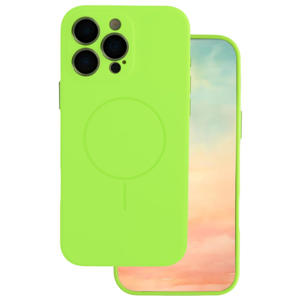 461515_oryg Ultra Trendy Vivid Thin Mag case for iPhone 15 Pro 6,1" green
