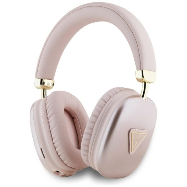 461576_oryg Guess wireless headphones BT METALLIC TRIANGLE LOGO pink