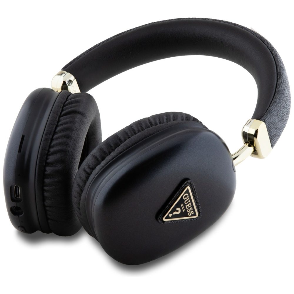 Guess wireless headphones BT 4G GOLD TRIANGLE LOGO black