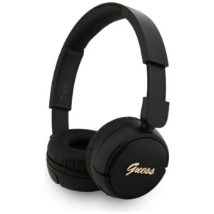 Guess wireless headphones BT SCRIPT METAL LOGO black