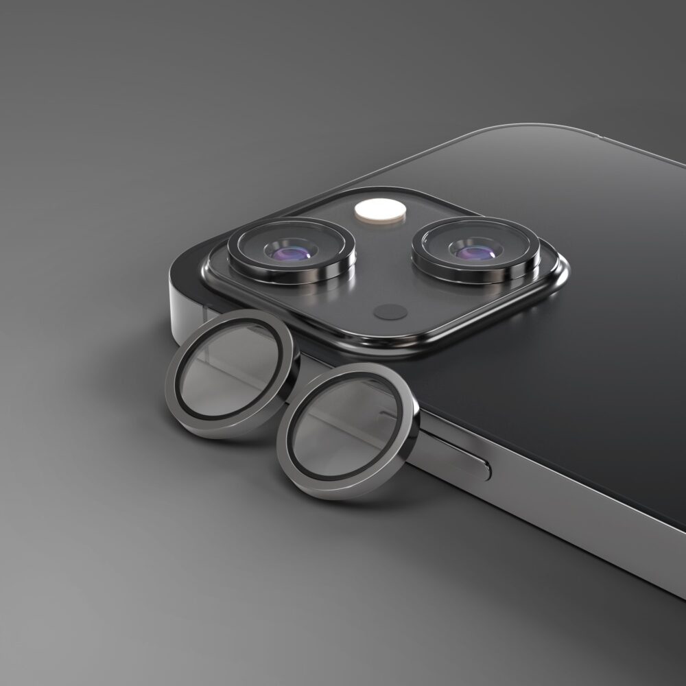 Etteri camera lens protector for iPhone 13 / 13 Mini black