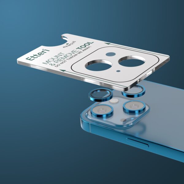 Etteri camera lens protector for iPhone 13 / 13 Mini sea blue
