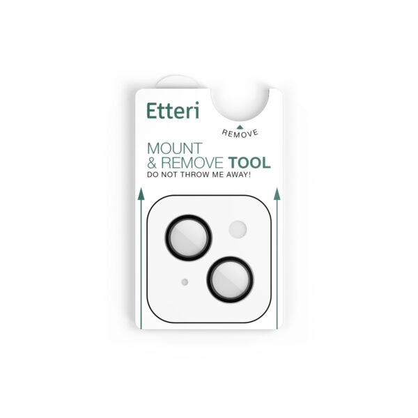 Etteri camera lens protector for iPhone 14 / 14 Plus black
