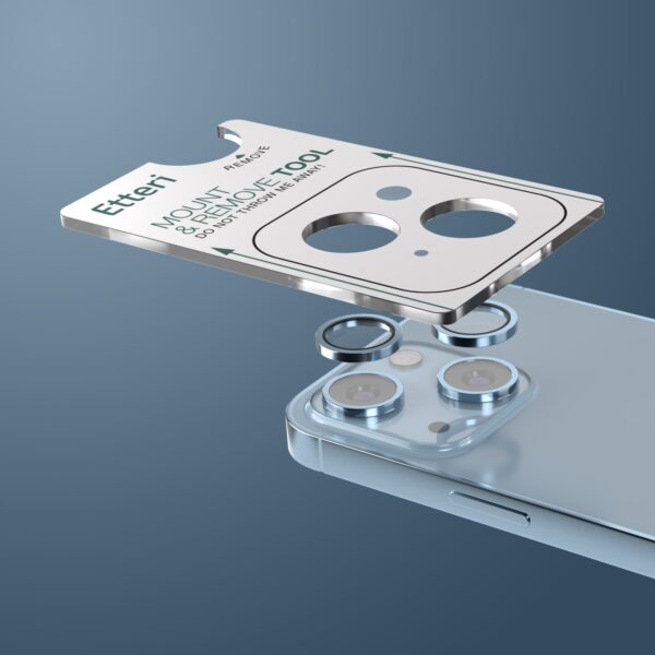 Etteri camera lens protector for iPhone 14 / 14 Plus blue