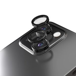 Etteri camera lens protector for iPhone 15 / 15 Plus black