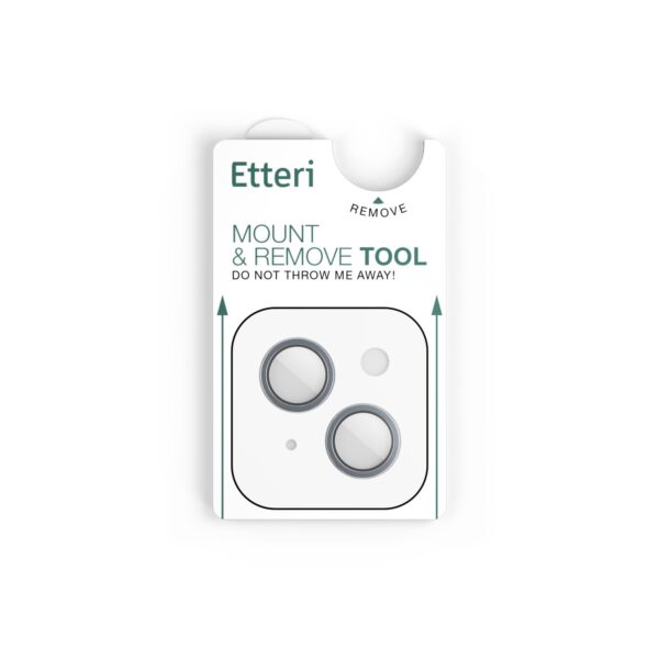 Etteri camera lens protector for iPhone 15 / 15 Plus blue
