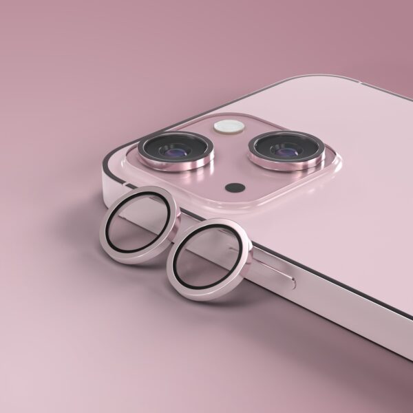 Etteri camera lens protector for iPhone 15 / 15 Plus pink