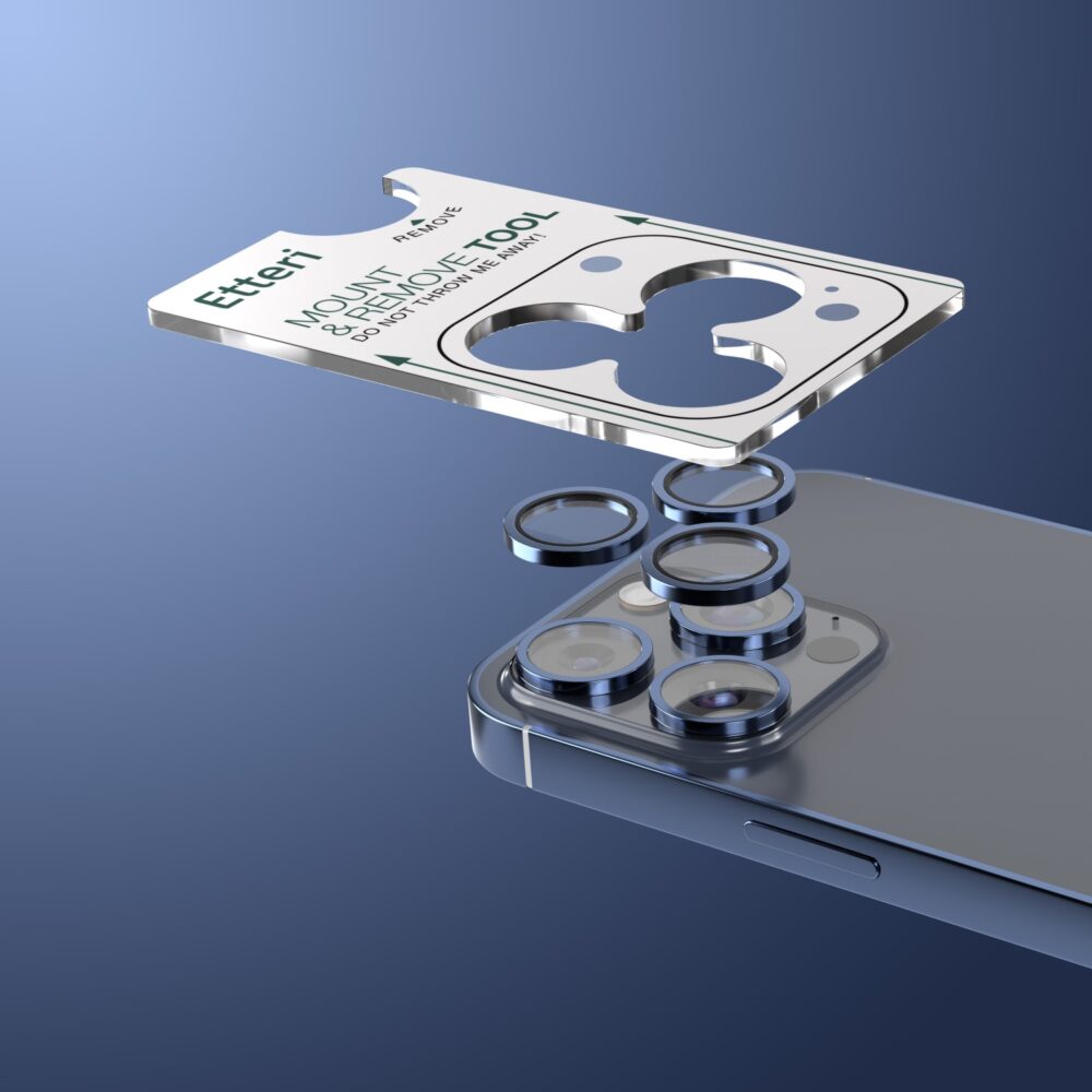 462967_oryg Etteri camera lens protector for iPhone 15 Pro / 15 Pro Max deep blue