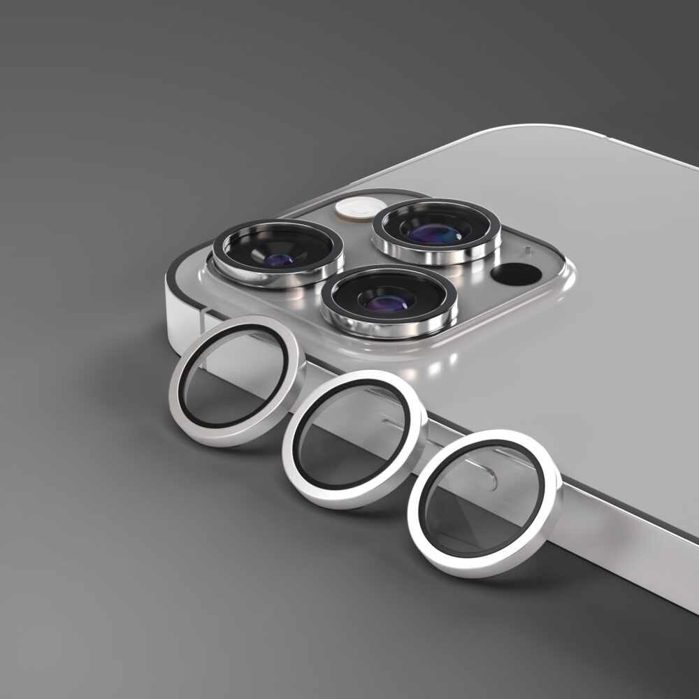 462972_oryg Etteri camera lens protector for iPhone 15 Pro / 15 Pro Max titanium grey