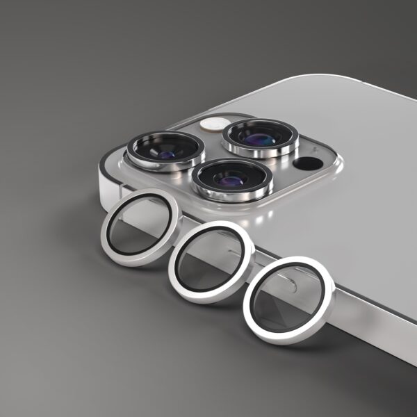 Etteri camera lens protector for iPhone 15 Pro / 15 Pro Max titanium grey