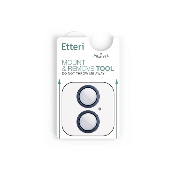 Etteri camera lens protector for iPhone 16 / 16 Plus blue