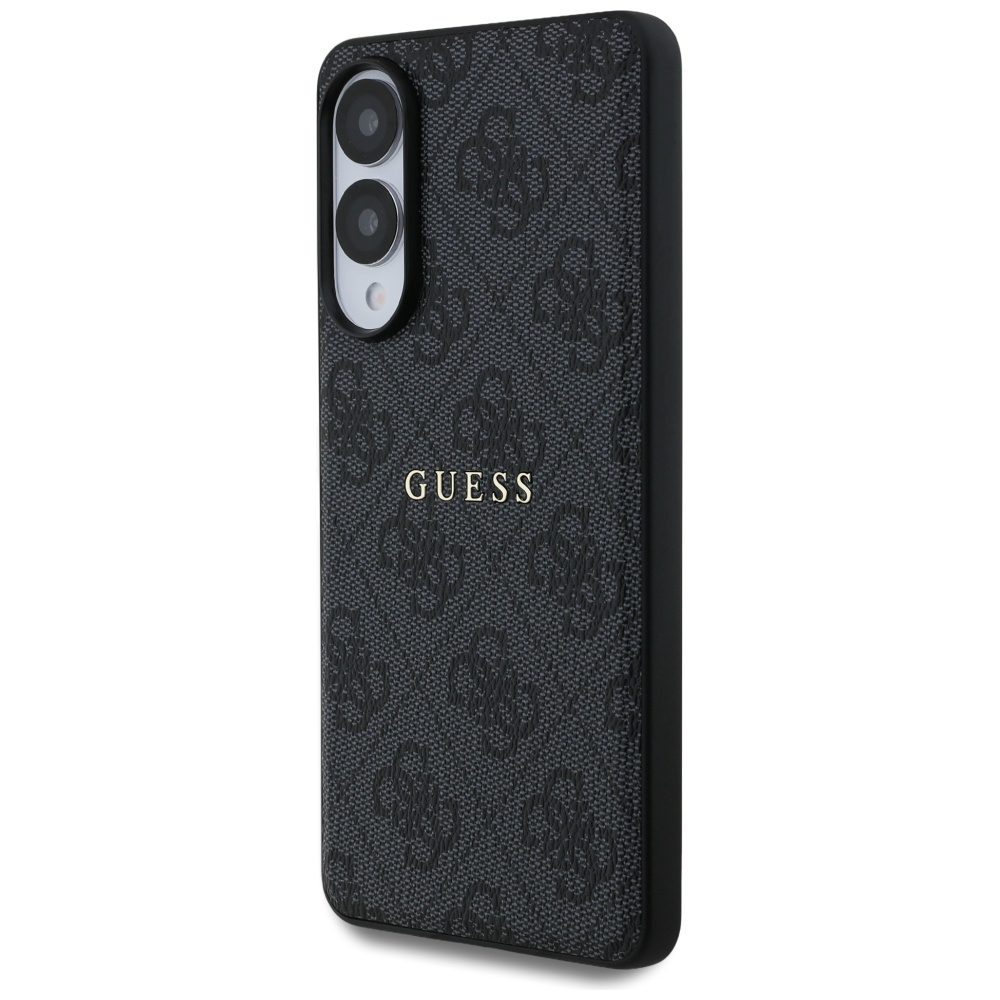 Guess casze for Samsung Galaxy S25 Edge HC MAGSAFE PU 4G RING CLASSIC LOGO black