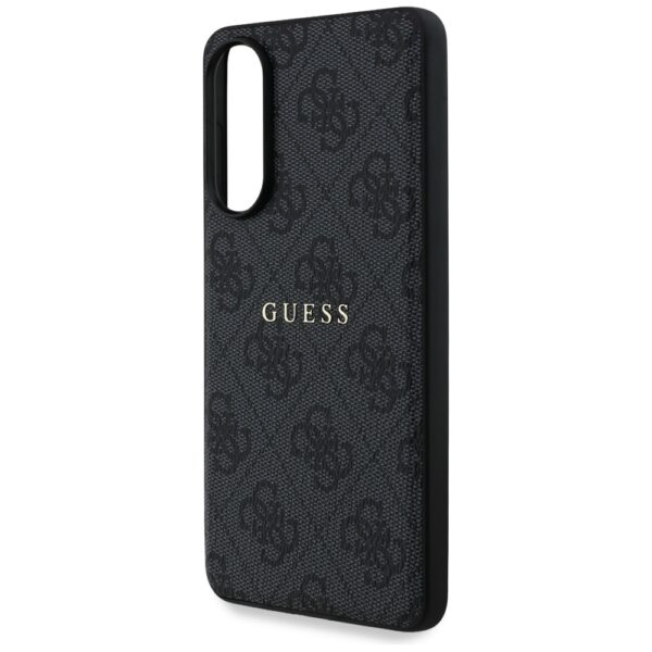 Guess casze for Samsung Galaxy S25 Edge HC MAGSAFE PU 4G RING CLASSIC LOGO black