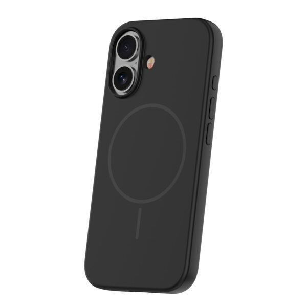 Silicone Thin Mag case for iPhone 16e black