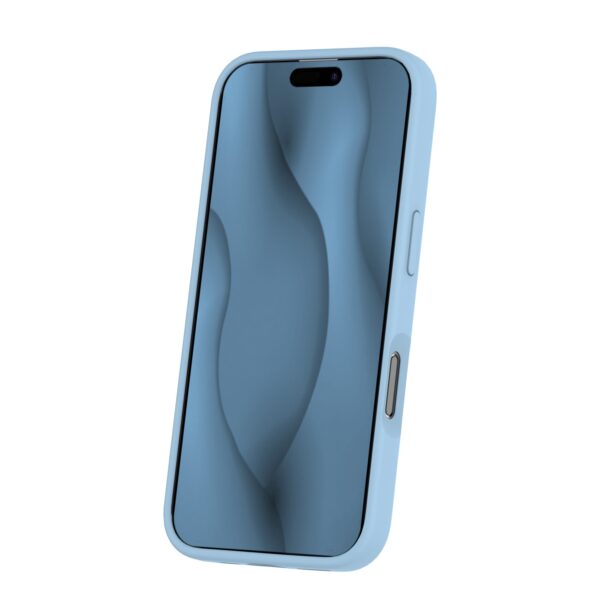 Silicone Thin Mag case for iPhone 16 6,1" light blue