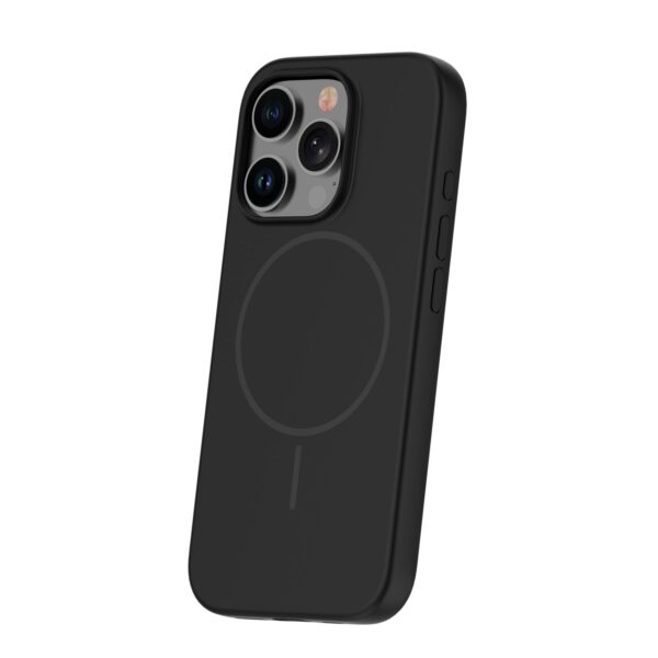 Silicone Thin Mag case for iPhone 16 Pro 6,3" black