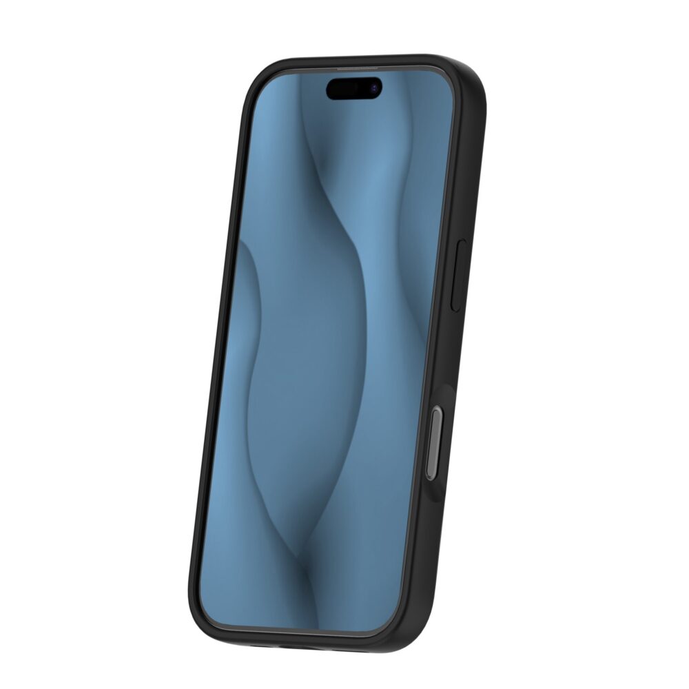 Silicone Thin Mag case for iPhone 16 Pro 6,3" black