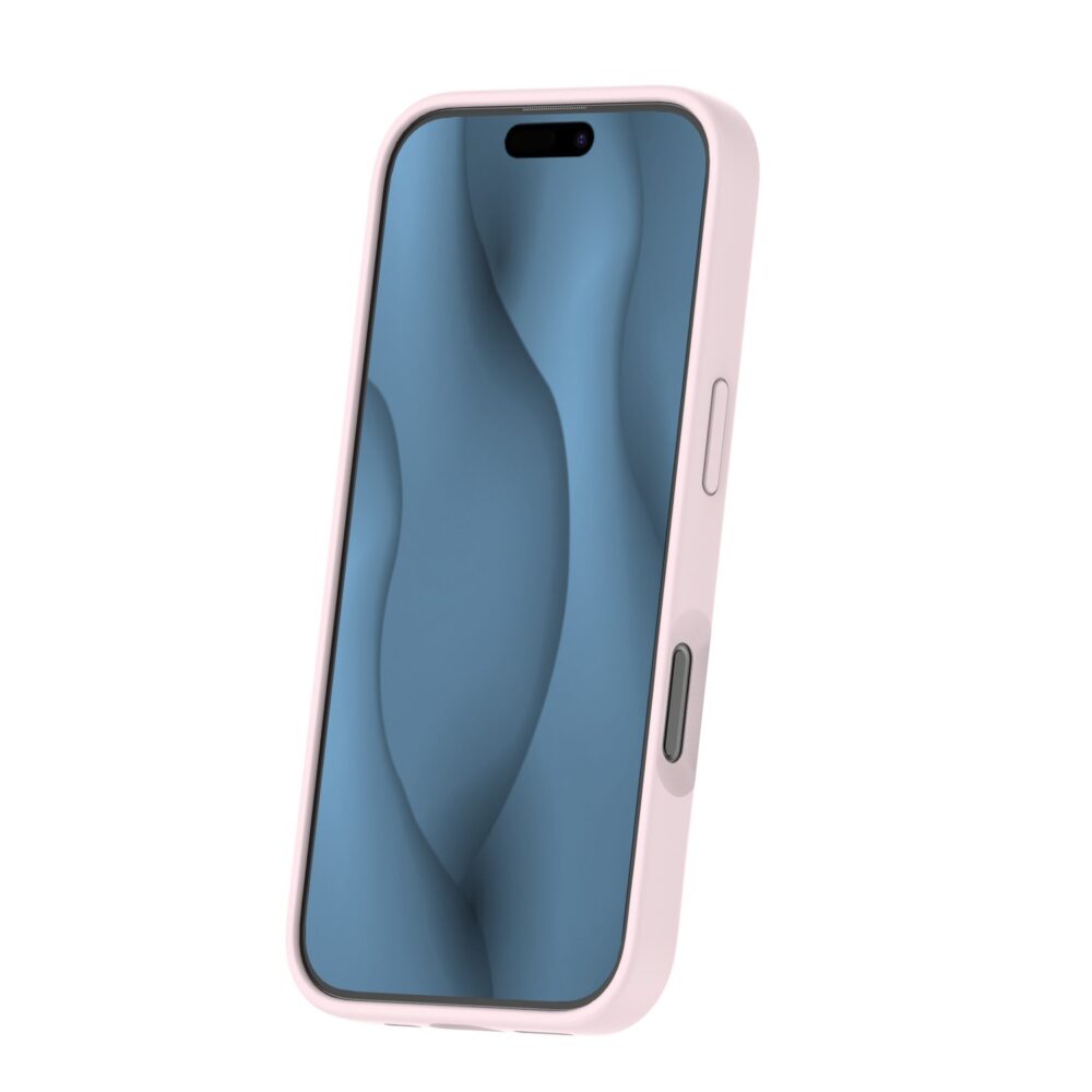 463285_oryg Silicone Thin Mag case for iPhone 16 Pro 6,3" light pink
