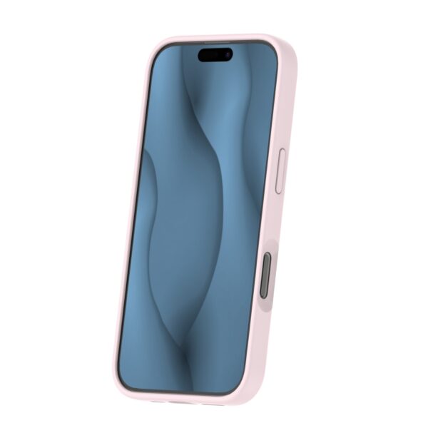 463285_oryg Silicone Thin Mag case for iPhone 16 Pro 6,3" light pink