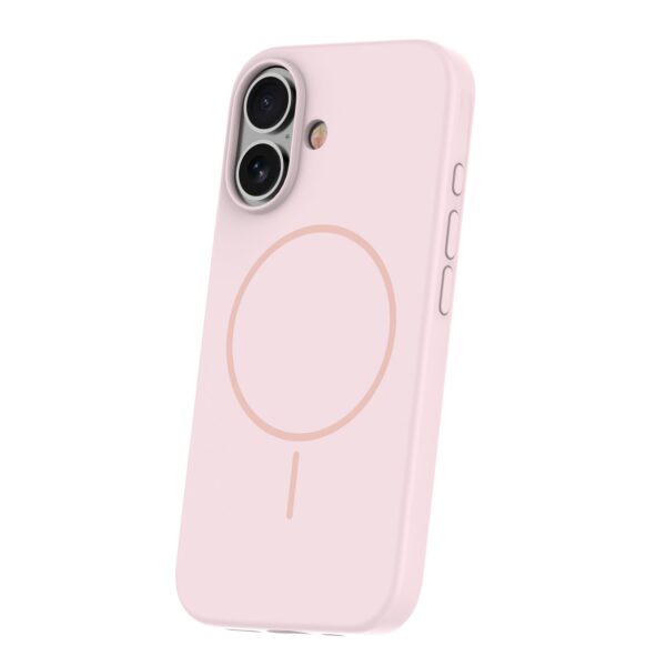 Silicone Thin Mag case for iPhone 16 Pro Max 6,9" light pink