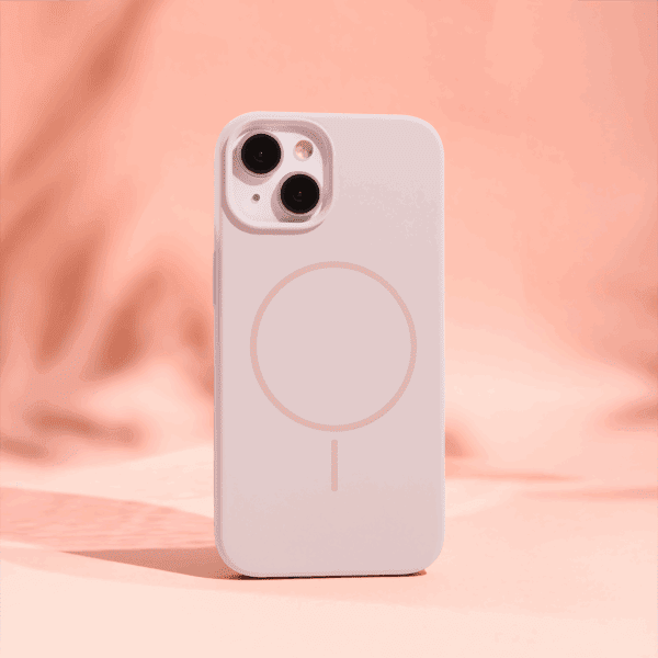 Silicone Thin Mag case for iPhone 16 Pro Max 6,9" light pink