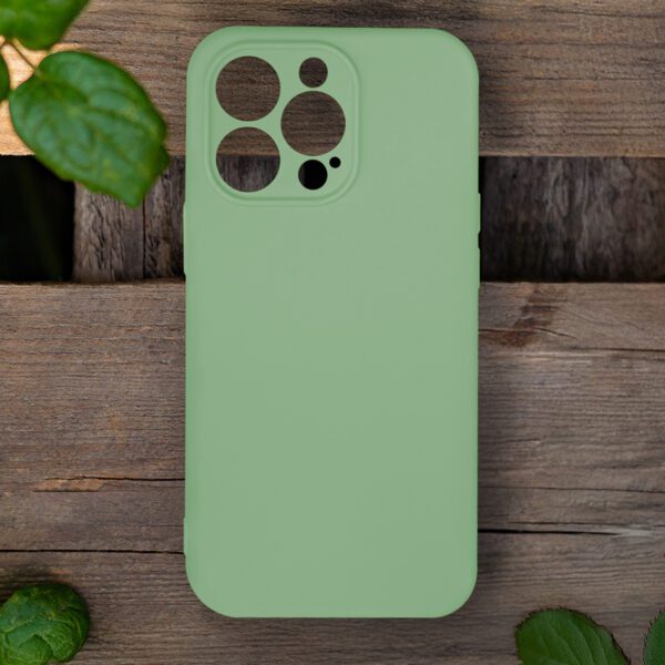 464399_oryg Silicon case for iPhone 17 6,3" pistachio