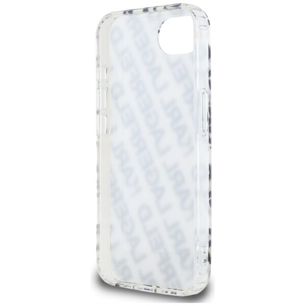 Karl Lagerfeld IML Repeat Logo case for iPhone 16e gold