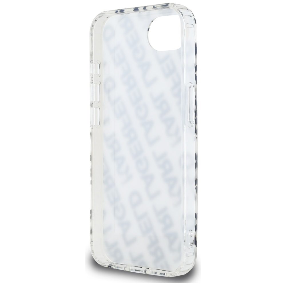 464545_oryg Karl Lagerfeld IML Repeat Logo case for iPhone 16e gold