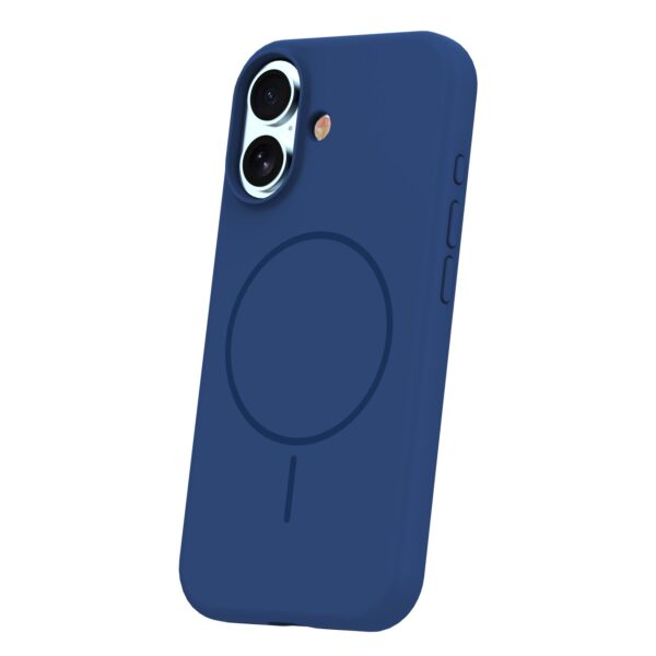 Silicone Thin Mag case for iPhone 17 6,3" navy blue