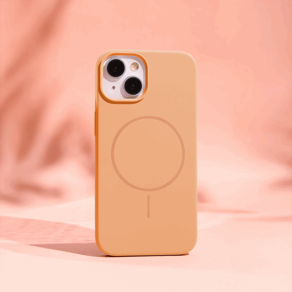 466050_oryg Silicone Thin Mag case for iPhone 17 Pro 6,3" orange