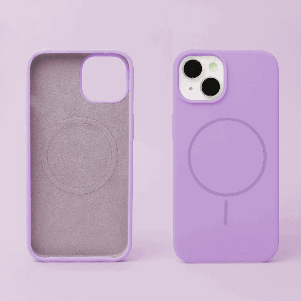 466075_oryg Silicone Thin Mag case for iPhone 17 Air 6,6" purple