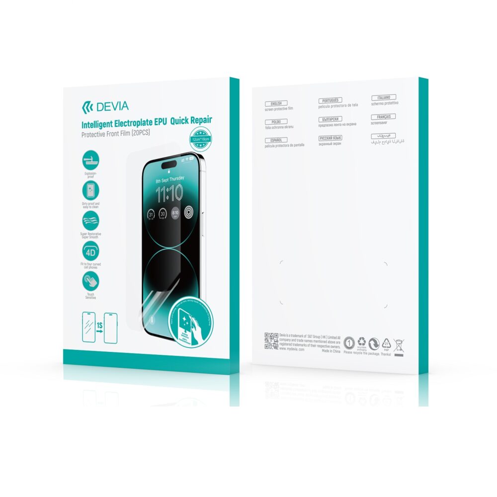 466503_oryg Devia Set foil EPU quick repair electroplate for cutting machine 20pcs for smartphone LCD