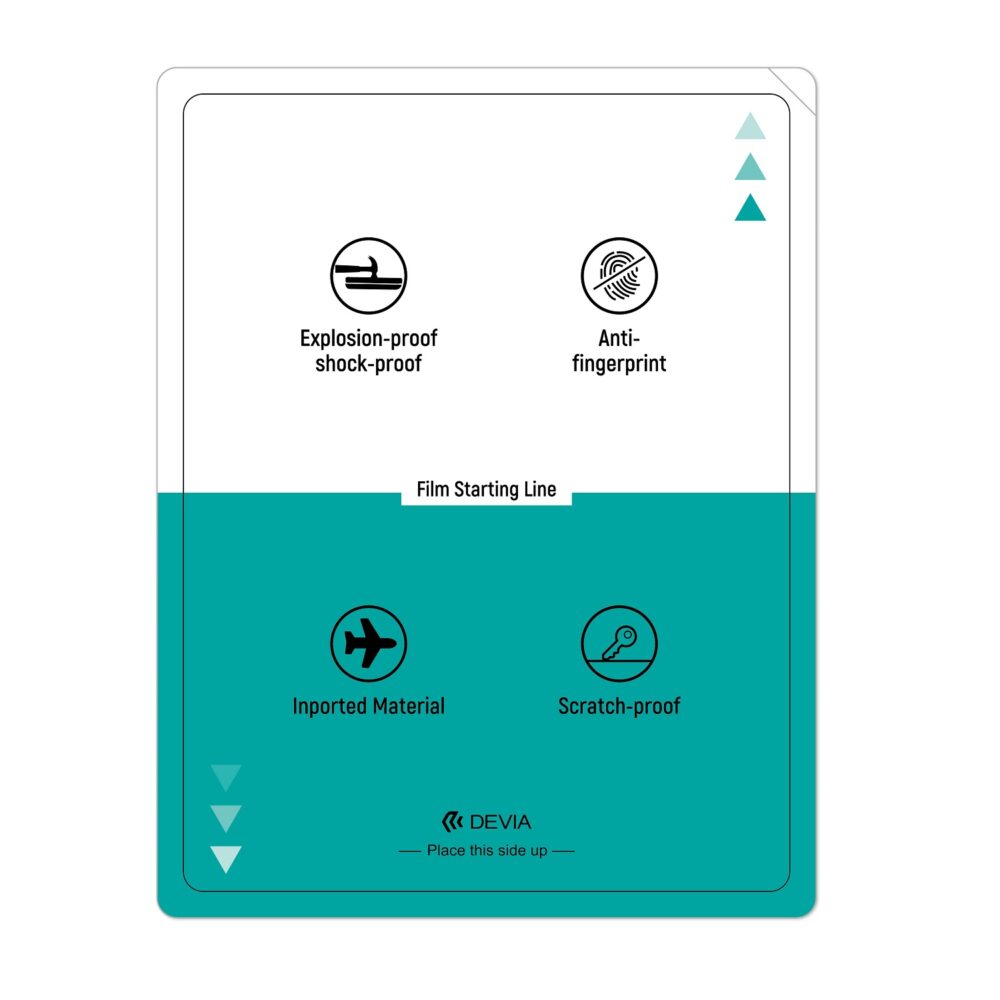 Devia Anticrash matt foil set for tablets for a cutting machine 10 pcs 22,5 x 32,5 cm