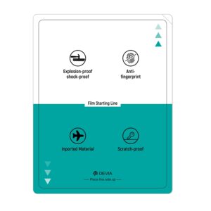 Devia Anticrash matt foil set for tablets for a cutting machine 10 pcs 22,5 x 32,5 cm
