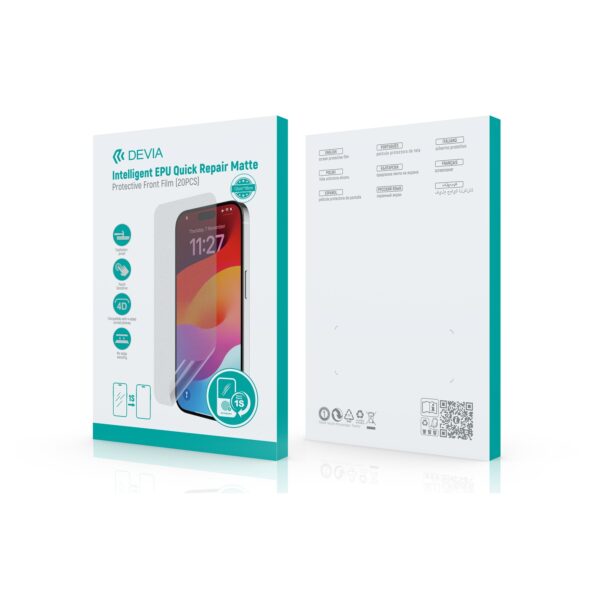 466644_oryg Devia Set foil EPU quick repair matt for cutting machine 20pcs for smartphone LCD