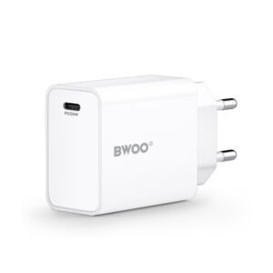 BWOO wall charger 20W CDA226 QC 1x USB-C black