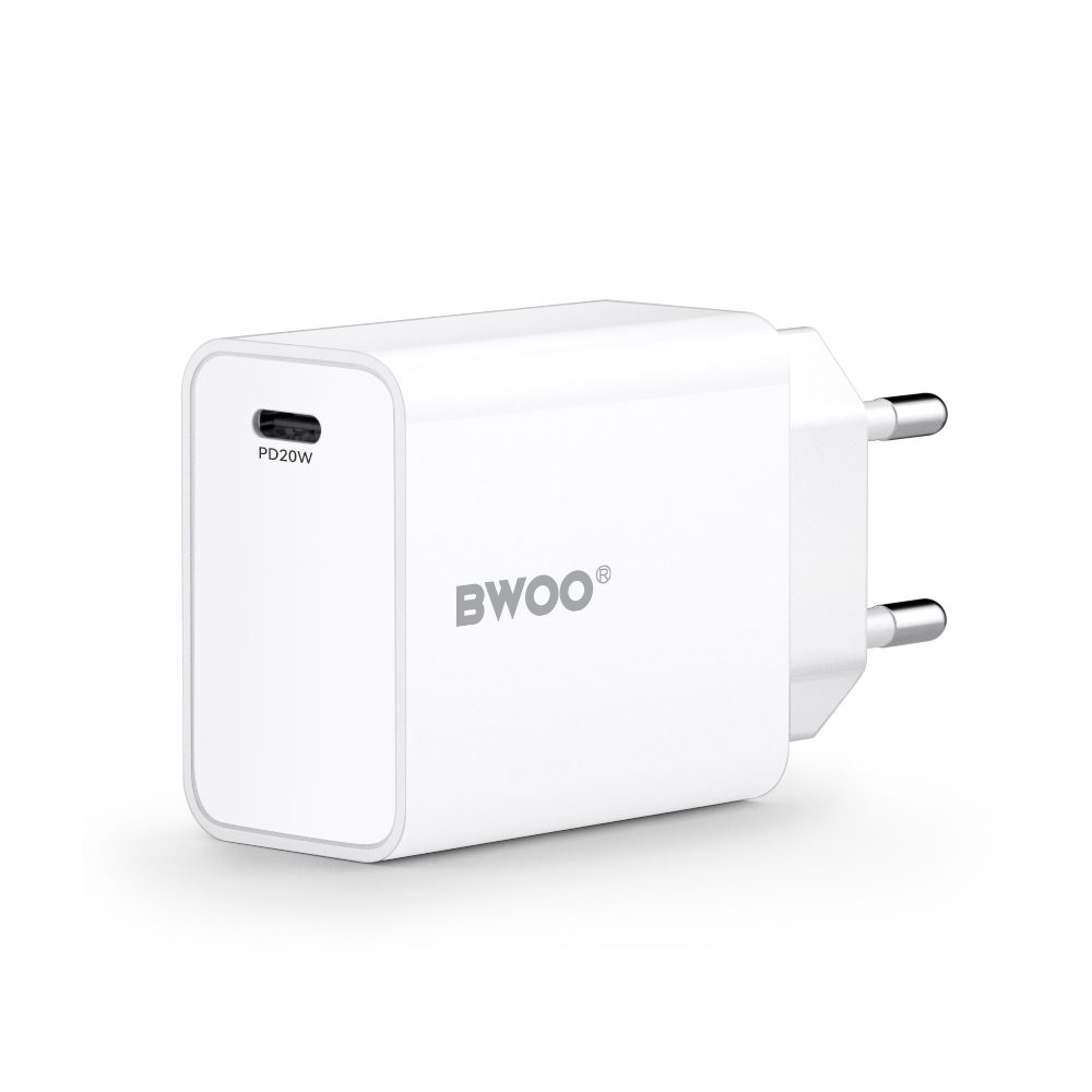 BWOO wall charger 20W CDA226 QC 1x USB-C black