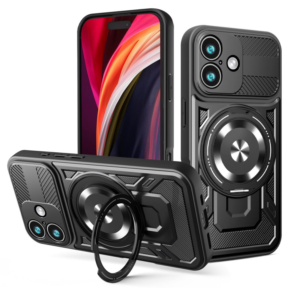 Defender Armor Mag case for iPhone 17 6,3" black