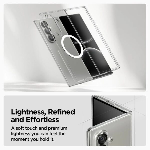 468636_oryg Spigen AirSkin MagSafe Galaxy Z Fold 7 crystal clear white