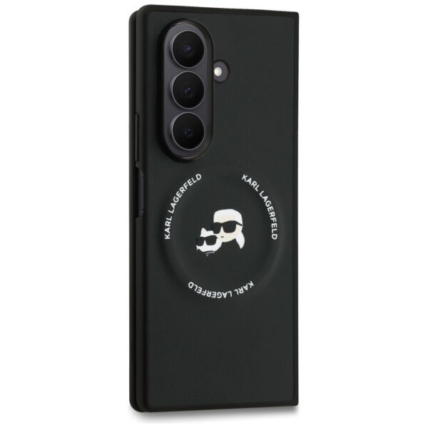 Karl Lagerfeld Karl&Choupette Logo MagSafe case for Samsung Galaxy Z Fold7 black