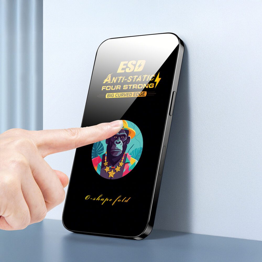 Universal tempered glass 9D OneFit AI-14 6,1"