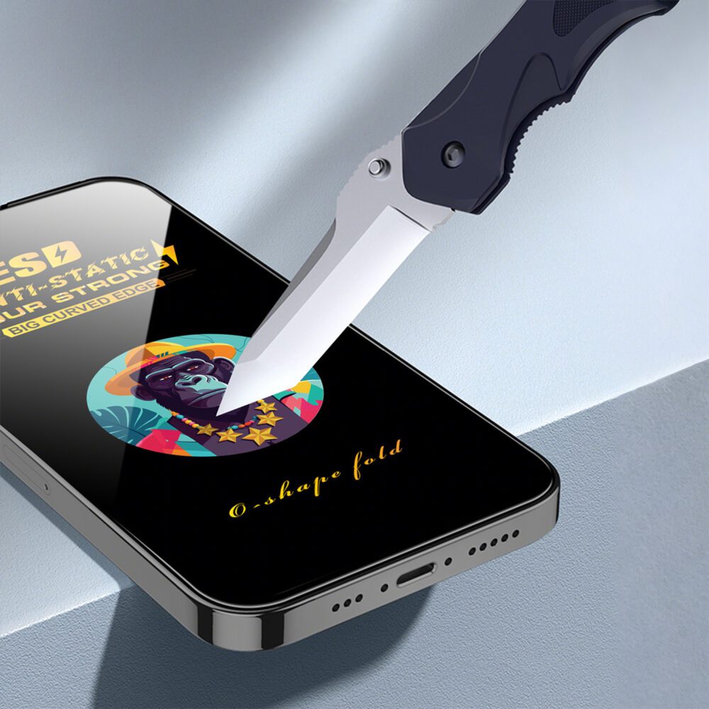 Universal tempered glass 9D OneFit AI-14 6,1"